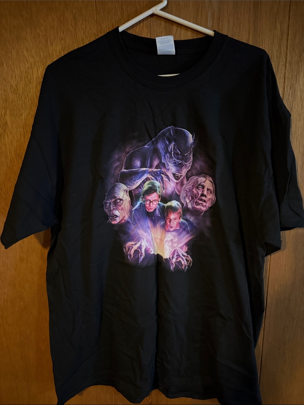 Zobie Fright Black The Gate Horror T-Shirt